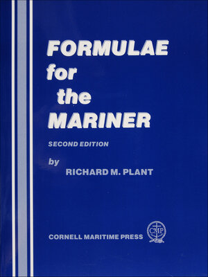cover image of Formulae for the Mariner